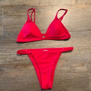 SHEIN red swimmy
